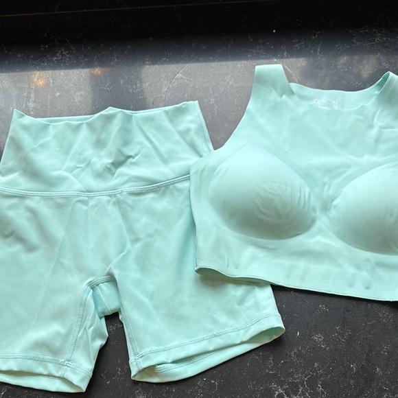 offline Aerie Pants - Offline Aerie yoga set in ice blue